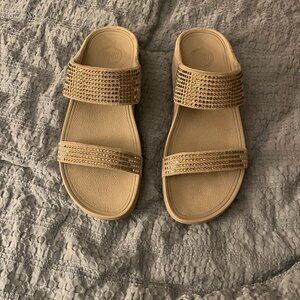 FitFlop Size 9 Flare Slide in Pebble - new in box